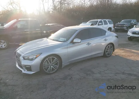 2015 Infiniti Q50 Sport из США, поврежденный, VIN JN1BV7AR8FM390298
